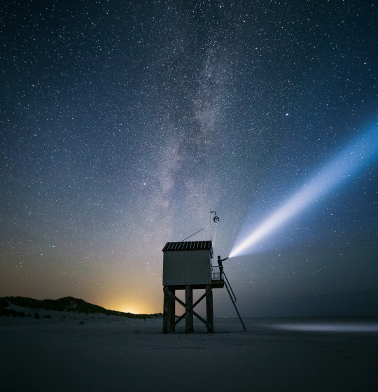 Dark Sky-arrangement op waddeneiland Terschelling