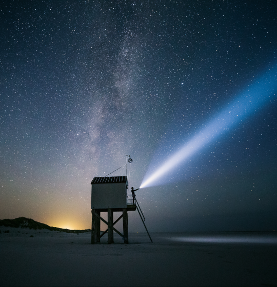 Dark Sky-arrangement op waddeneiland Terschelling