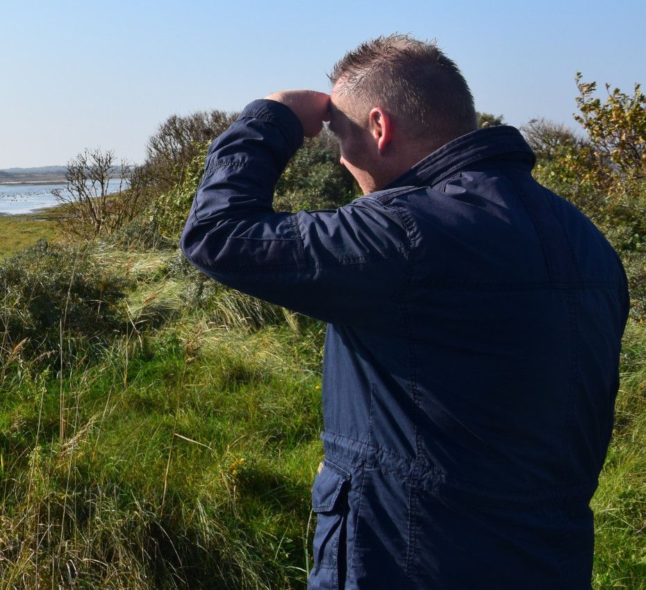 <p>Kijkscherm vierde Kroons Polder op waddeneilad Vlieland</p>